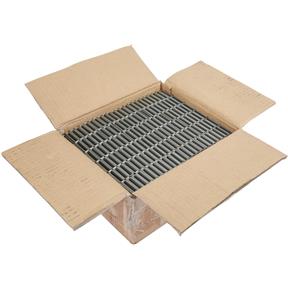 16 Gauge 1-1/2" x 7/16" Crown Galvanized Staples, 20,000 pc.