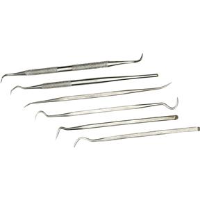 6 pc. Pick Set Stainless Steel