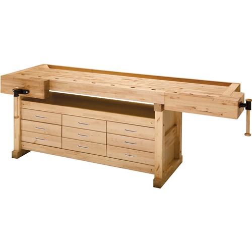 H8110 Euro Style Birch Workbench with 9 Drawers eBay