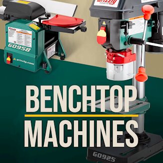 Banner for 9-3 Evergreen Benchtop Machines