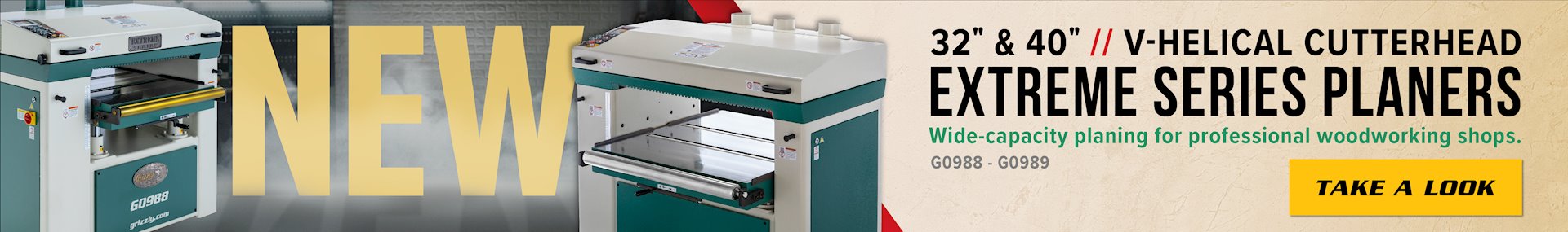 Banner for Evergreen - NEW G0988-89 Extreme Planers