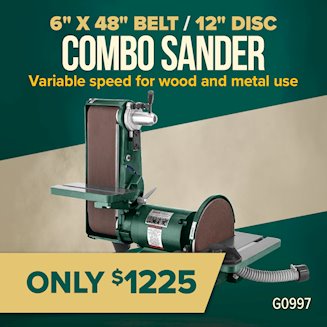 Banner for 9-3 G0997 Combo Sander
