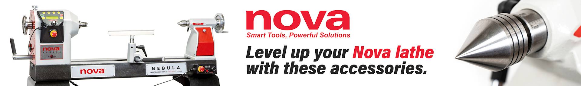 Banner for Nova Lathe Accessories Banner