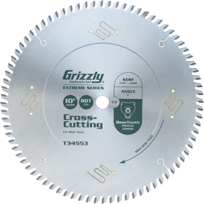photo of a grizzly extreme series circular saw blade