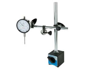 a magnetic base dial indicator