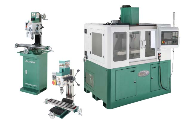 some milling machines that are available to purchace from grizzly.com