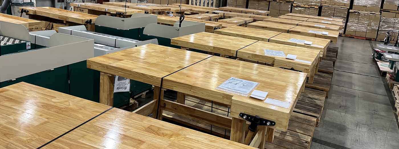 A photo of scratch and dent machines that will be available at the 2024 tent sale