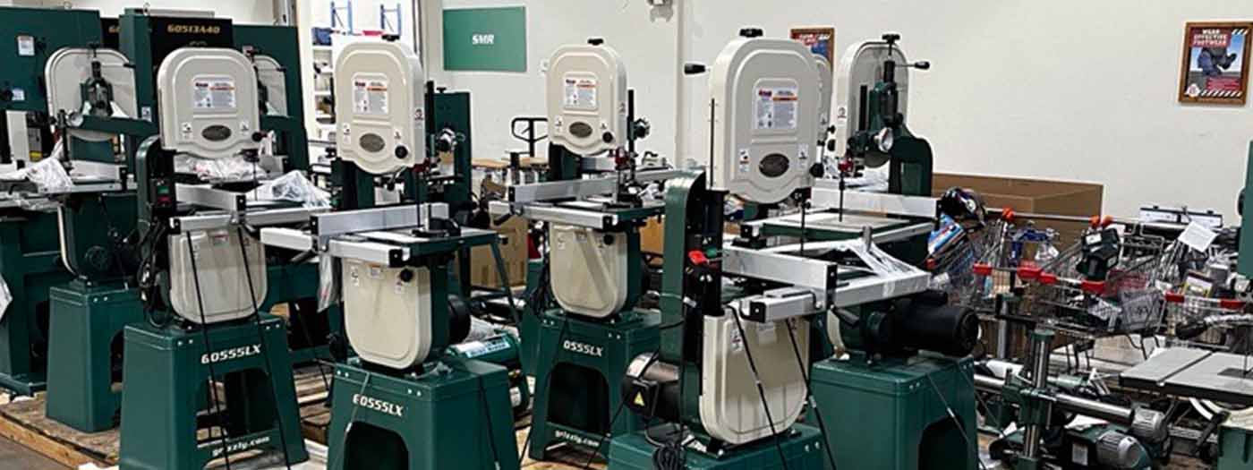 A photo of scratch and dent machines that will be available at the 2024 tent sale