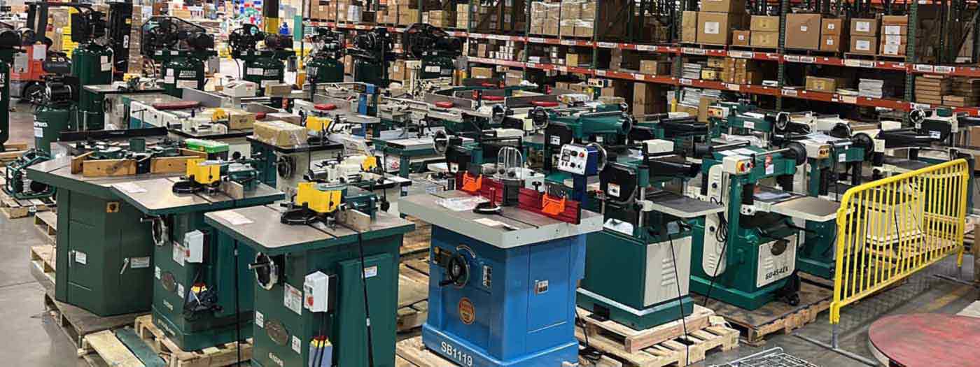 A photo of scratch and dent machines that will be available at the 2024 tent sale