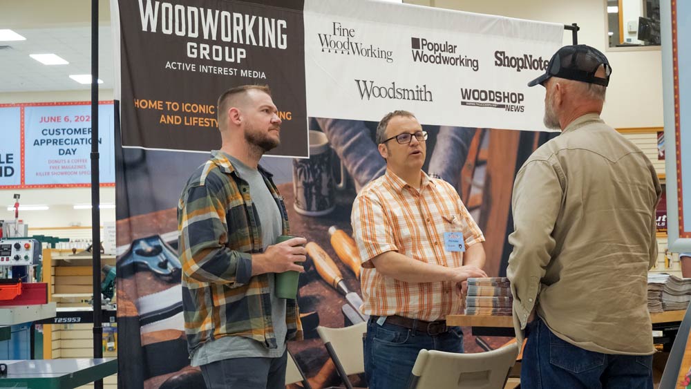 Logan and Phil at the 2025 tent sale weekend event