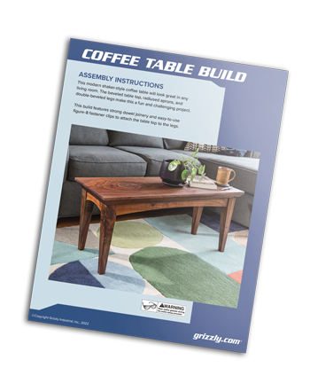 coffee table build plan cover image
