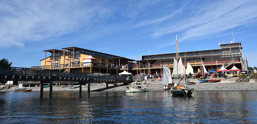 Northwest Maritime Center from the water