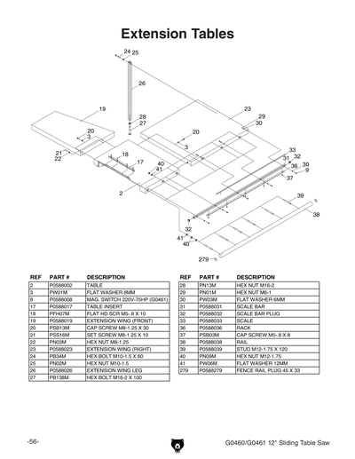 Part Diagram for G0460