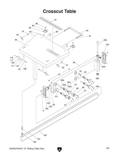 Part Diagram for G0460