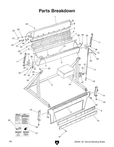 Part Diagram for G0481