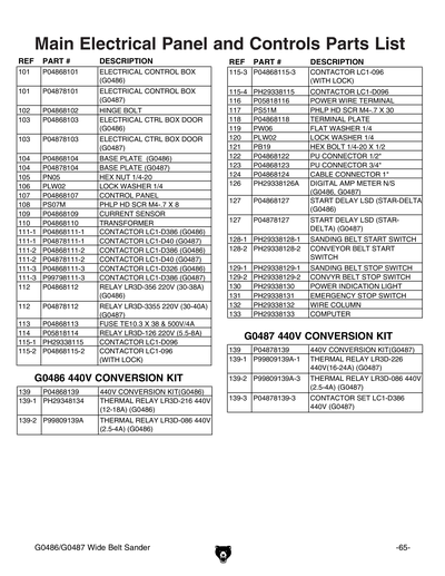 Part Diagram for G0486