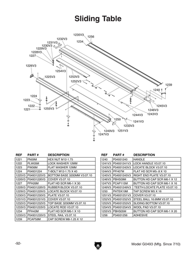 Part Diagram for G0493