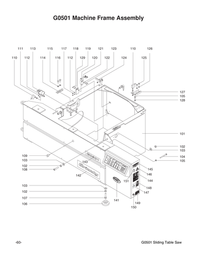 Part Diagram for G0501