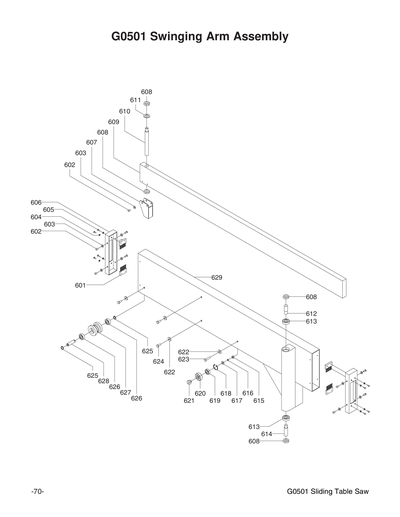 Part Diagram for G0501