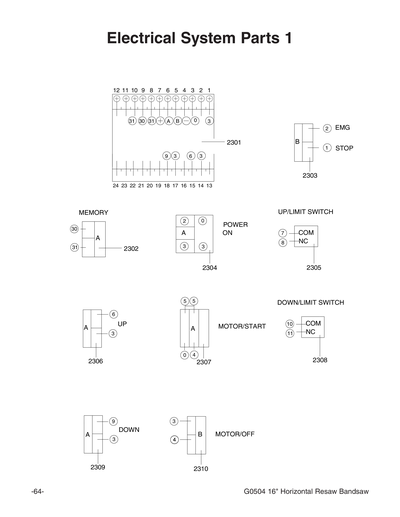 Part Diagram for G0504
