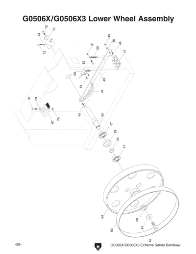 Part Diagram for G0506X3