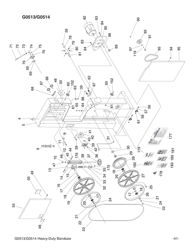 Part Diagram for G0514