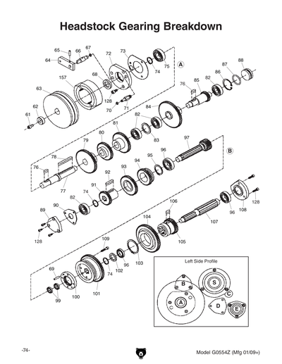 Part Diagram for G0554Z