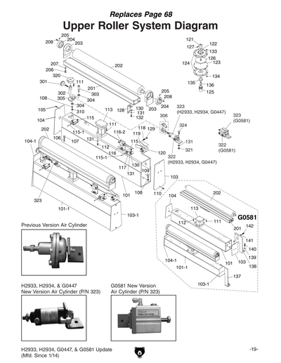 Part Diagram for G0581