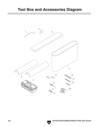 Part Diagram for G0582
