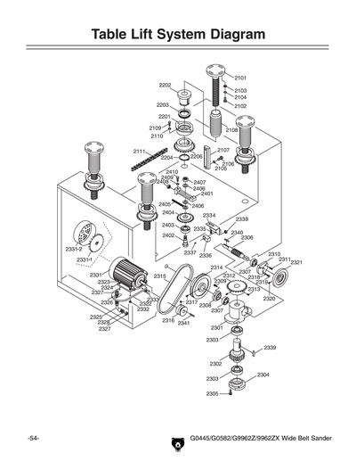 Part Diagram for G0582