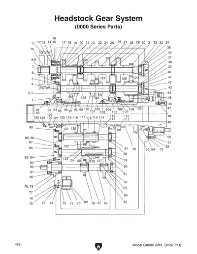 Part Diagram for G0600