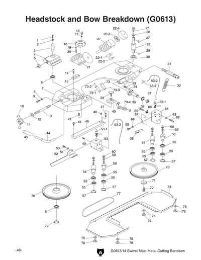 Part Diagram for G0613