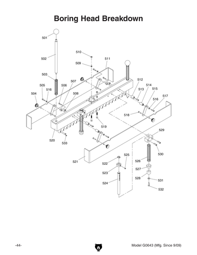 Part Diagram for G0643