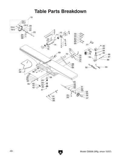 Part Diagram for G0656P