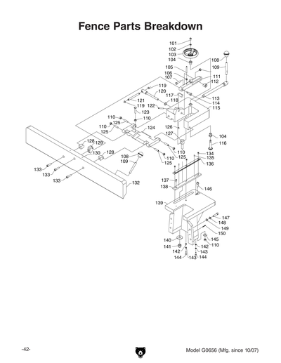 Part Diagram for G0656P