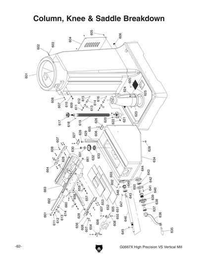 Part Diagram for G0667X