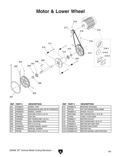 Part Diagram for G0668