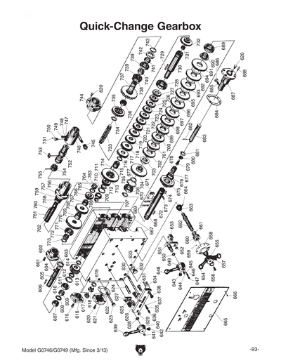 Part Diagram for G0746