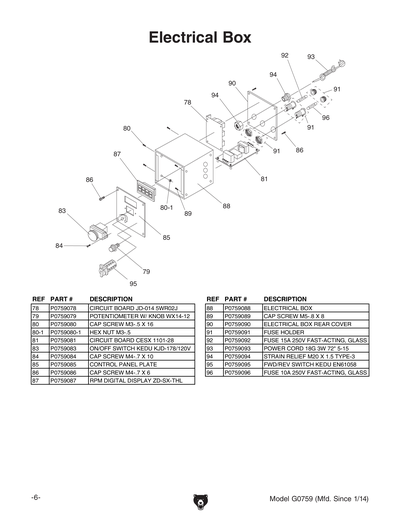 Parts for 7