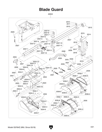 Part Diagram for G0764Z