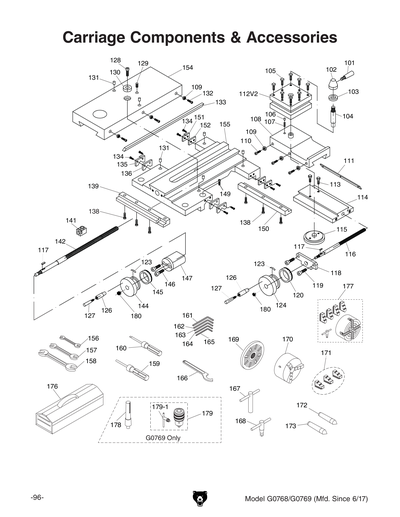 Part Diagram for G0769