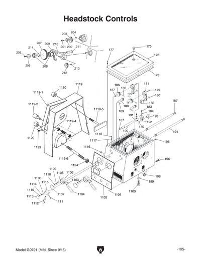 Part Diagram for G0791