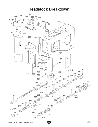 Part Diagram for G0793
