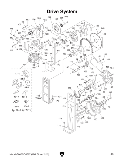 Part Diagram for G0806