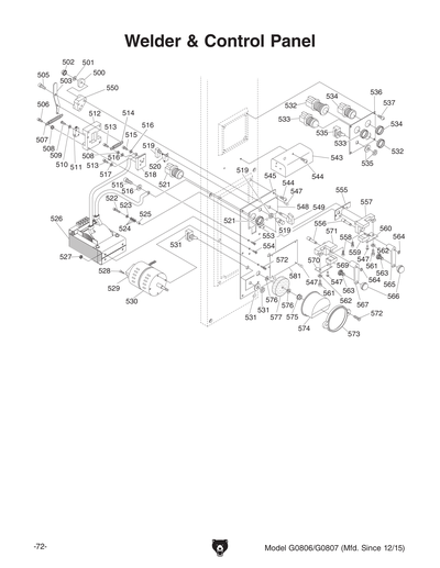 Part Diagram for G0806