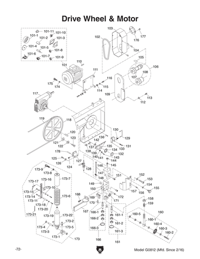 Part Diagram for G0812