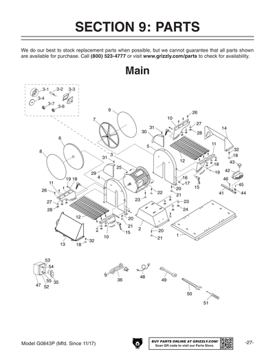 Part Diagram for G0843P
