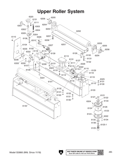 Part Diagram for G0866