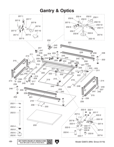 Part Diagram for G0872