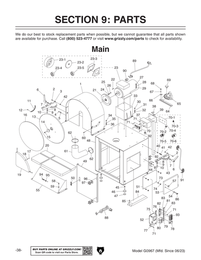 Part Diagram for G0967
